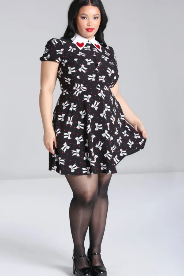 Hell Bunny Dresses | Dresses With Pockets>Bobbie Mini Dress Black