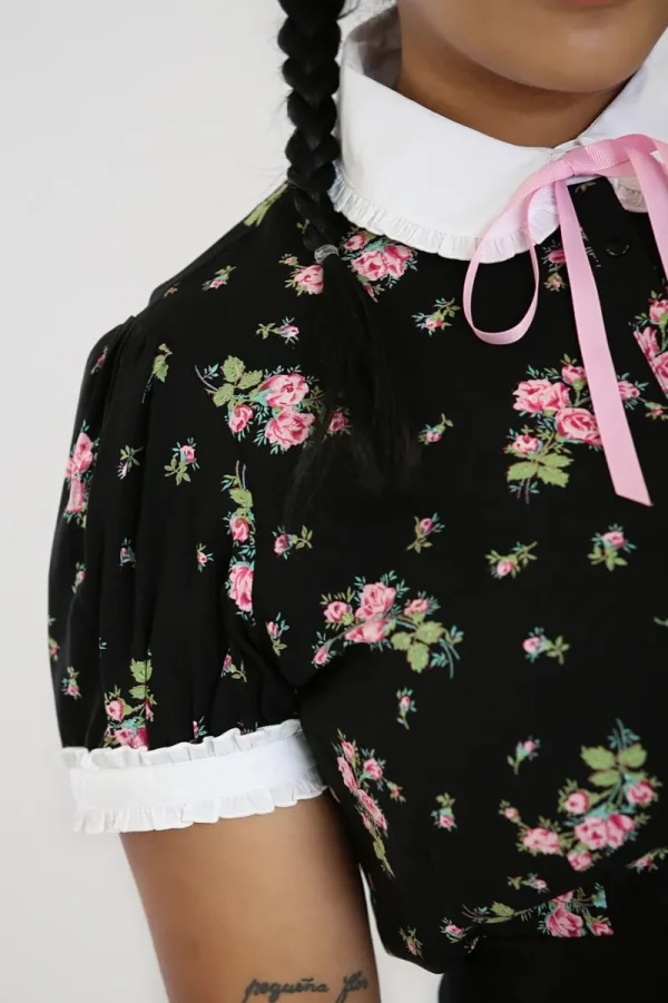 Hell Bunny Tops | Blouses>Bobby Sue Blouse Black