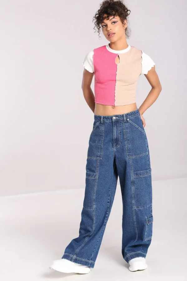 Hell Bunny Tops | Knitwear>Boston Top MultiColour