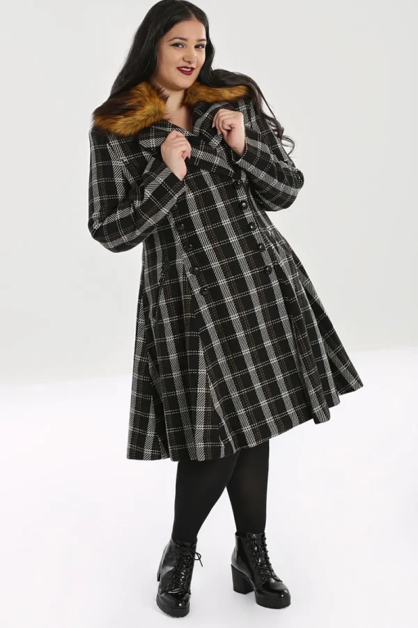 Hell Bunny Coats & Jackets | Coats & Jackets>Brooklyn Coat Brown