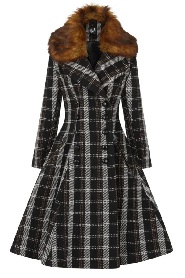 Hell Bunny Coats & Jackets | Coats & Jackets>Brooklyn Coat Brown