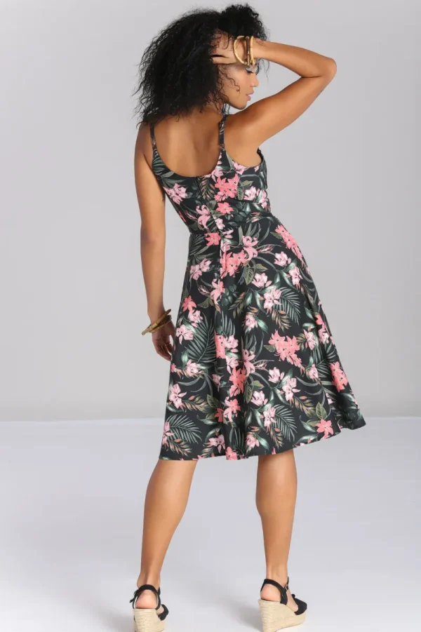 Hell Bunny Dresses | Dresses With Pockets>Calypso Dress Black