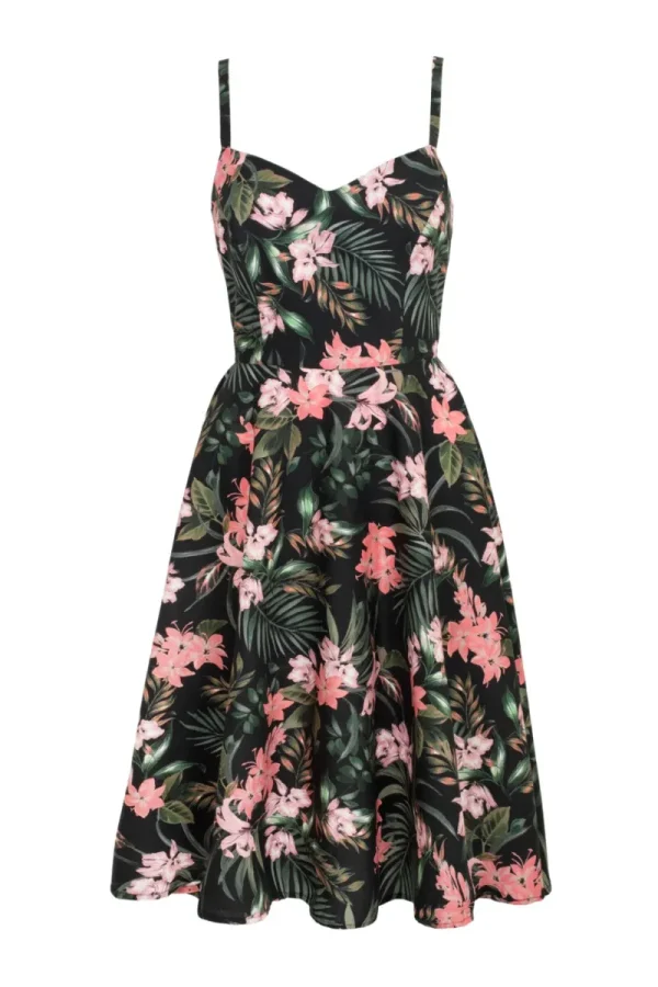 Hell Bunny Dresses | Dresses With Pockets>Calypso Dress Black