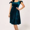 Hell Bunny Dresses | Vintage Dresses>Carrie Dress Teal