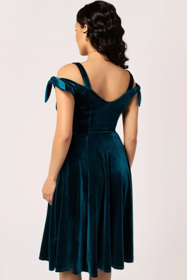 Hell Bunny Dresses | Vintage Dresses>Carrie Dress Teal