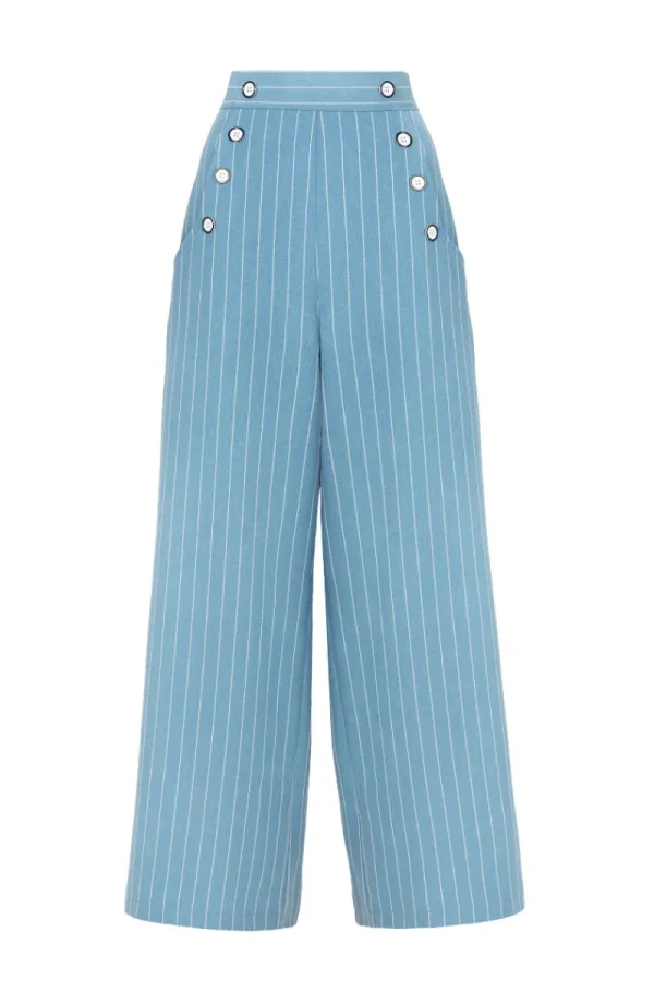 Hell Bunny Trousers & Shorts | Trousers & Shorts>Caspian Swing Trousers