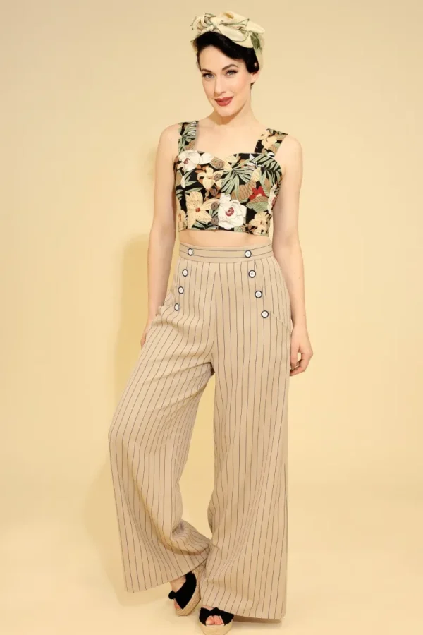 Hell Bunny Trousers & Shorts | Trousers & Shorts>Caspian Swing Trousers