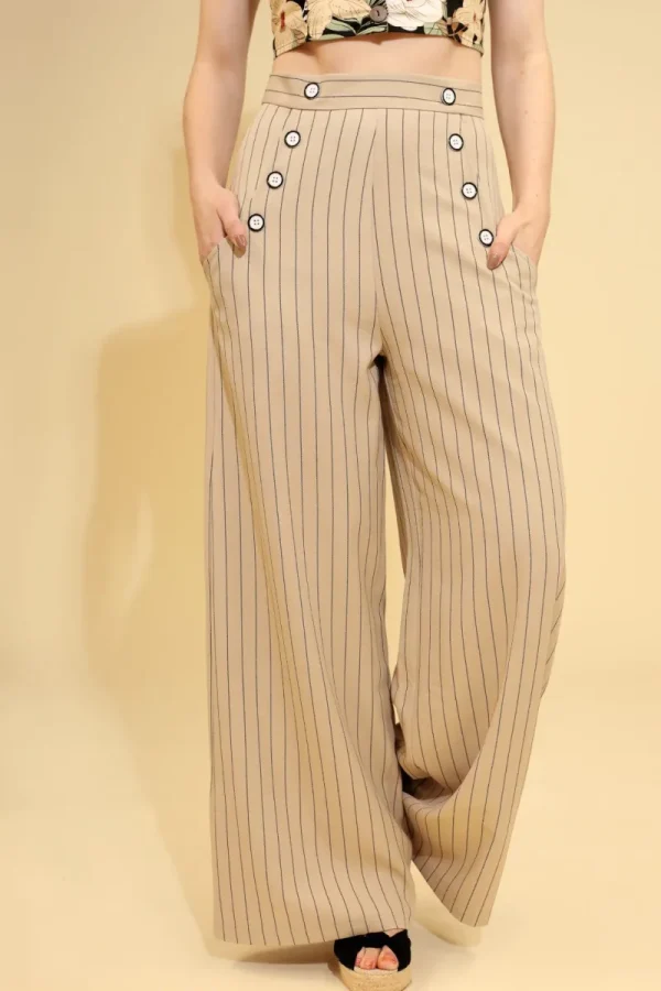 Hell Bunny Trousers & Shorts | Trousers & Shorts>Caspian Swing Trousers