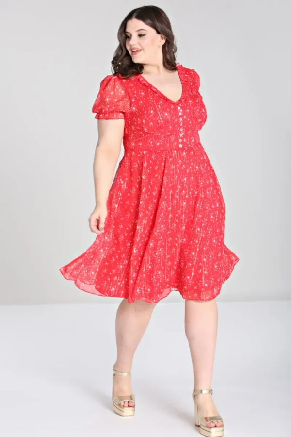 Hell Bunny Dresses | Dresses>Cassiopeia Dress Red