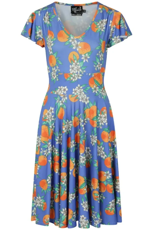 Hell Bunny Dresses>Castellana Dress Blue