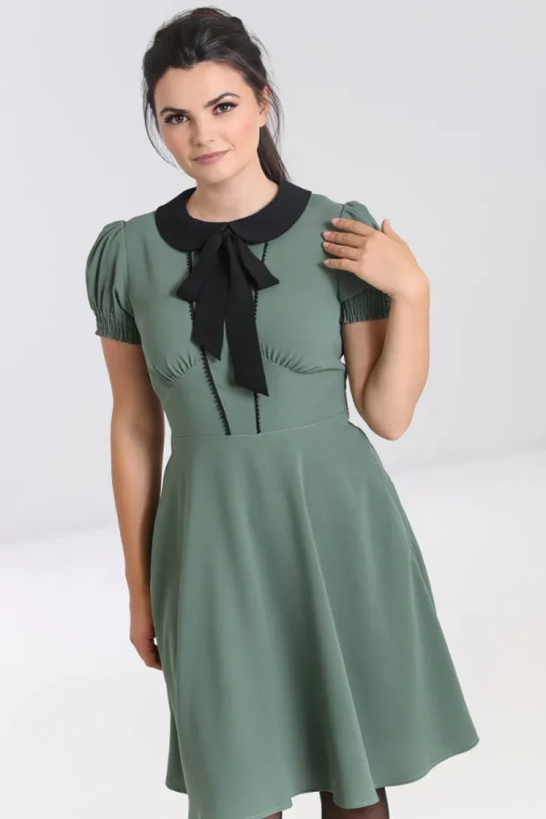 Hell Bunny Dresses | Dresses>Catherine Mid Dress Green