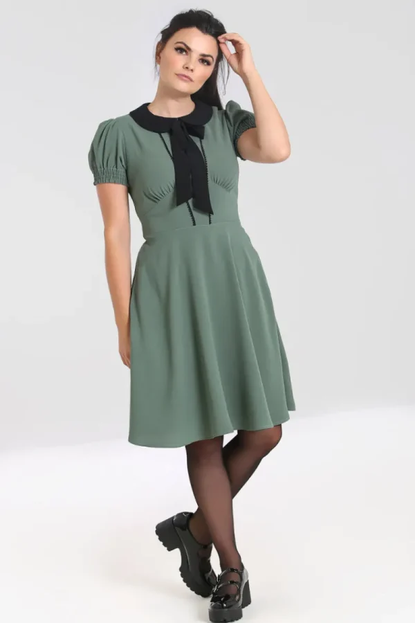 Hell Bunny Dresses | Dresses>Catherine Mid Dress Green