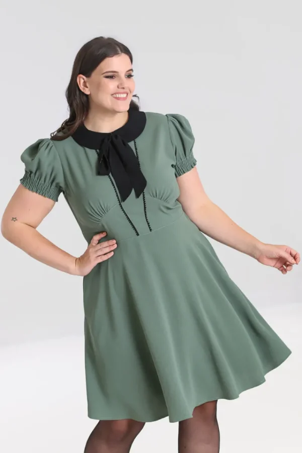 Hell Bunny Dresses | Dresses>Catherine Mid Dress Green