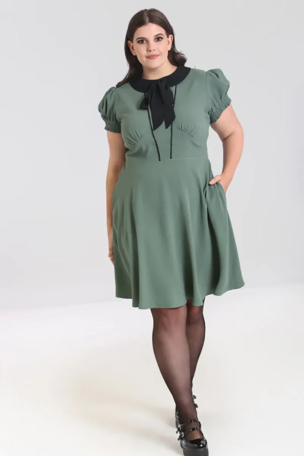 Hell Bunny Dresses | Dresses>Catherine Mid Dress Green