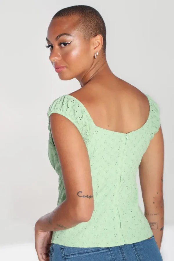 Hell Bunny Tops | Tops>Celia Top Mint