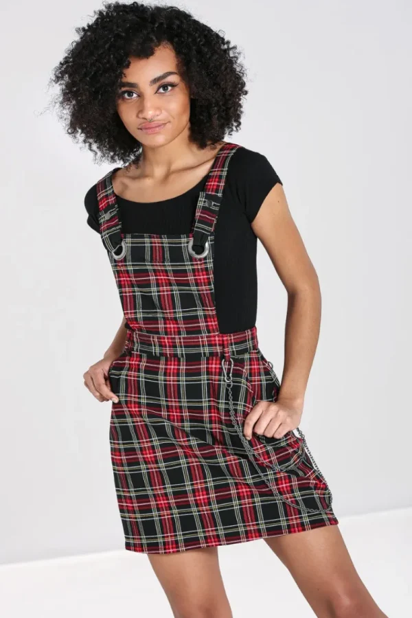 Hell Bunny Dresses | Dresses With Pockets>Clash Pinafore Dress