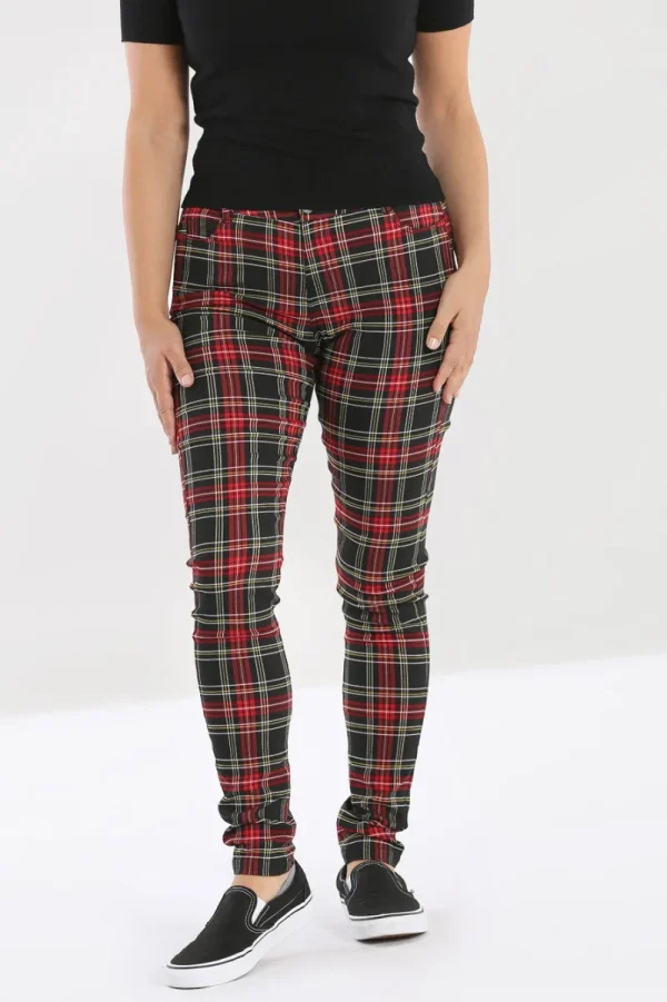 Hell Bunny Trousers & Shorts | Trousers & Shorts>Clash Skinny Trousers