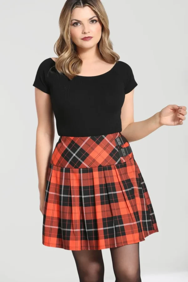 Hell Bunny Skirts | Skirts>Clementine Mini Skirt Orange