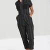 Hell Bunny Jumpsuits & Playsuits | Jumpsuits & Playsuits>Cobain Boilersuit Grey