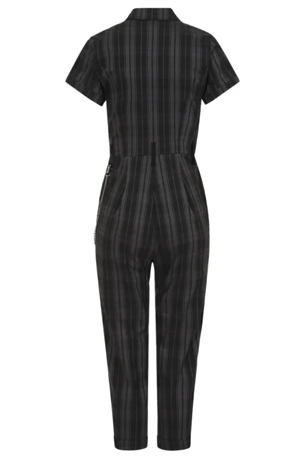 Hell Bunny Jumpsuits & Playsuits | Jumpsuits & Playsuits>Cobain Boilersuit Grey