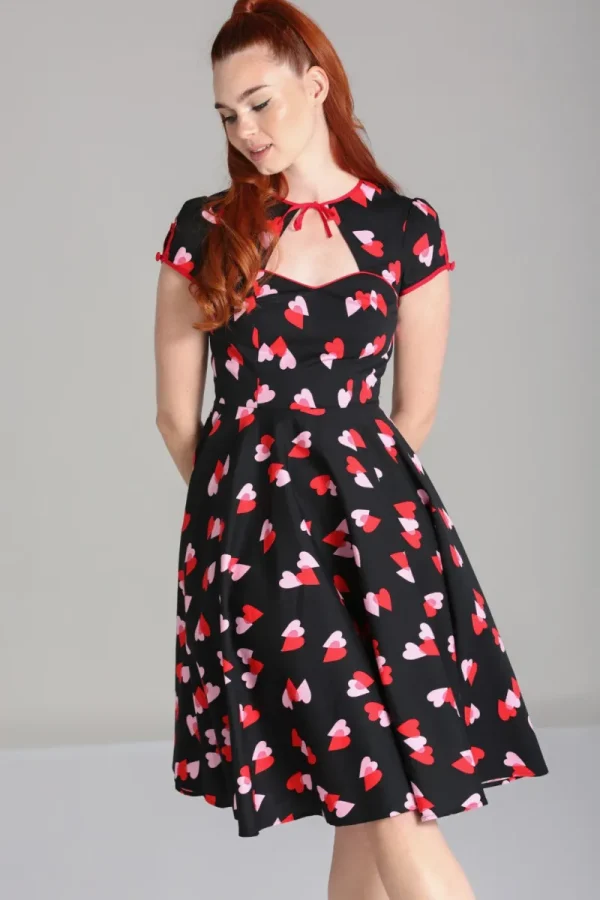 Hell Bunny Dresses | Dresses With Pockets>Confetti Dress Black