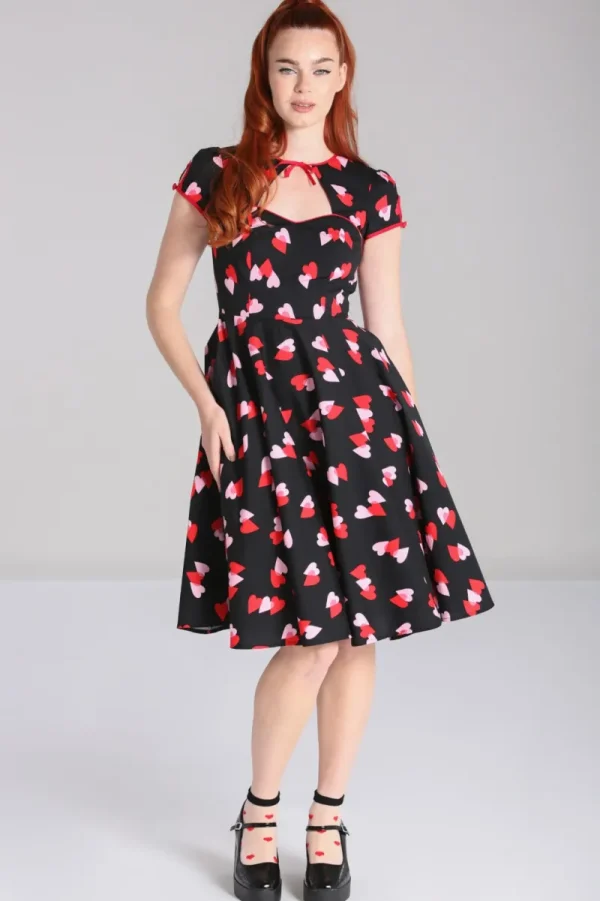 Hell Bunny Dresses | Dresses With Pockets>Confetti Dress Black