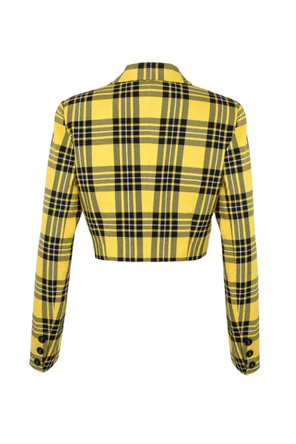 Hell Bunny Coats & Jackets | Coats & Jackets>Corey Blazer Yellow