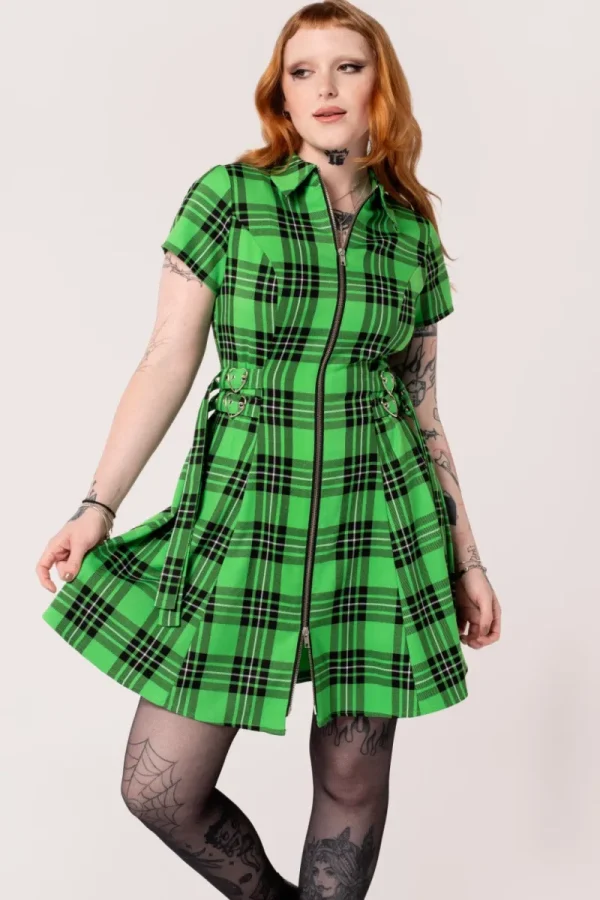 Hell Bunny Dresses | Mini Dresses>Corey Dress Green