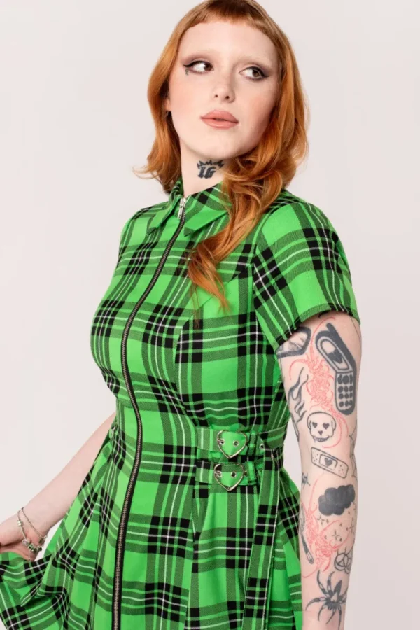 Hell Bunny Dresses | Mini Dresses>Corey Dress Green