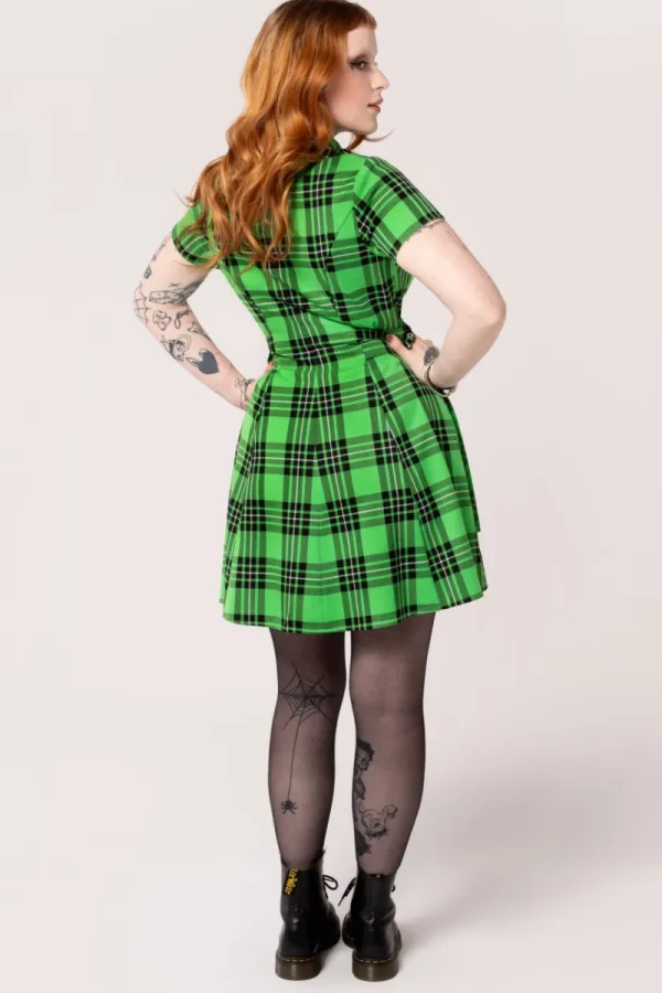 Hell Bunny Dresses | Mini Dresses>Corey Dress Green