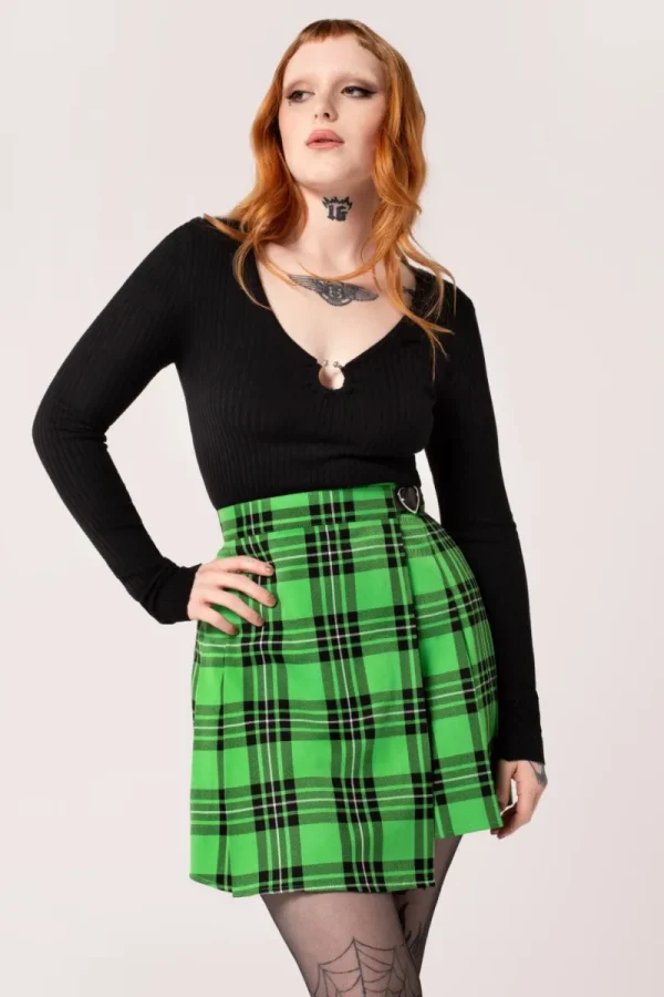 Hell Bunny Skirts | Skirts>Corey Skirt Green