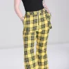 Hell Bunny Trousers & Shorts | Trousers & Shorts>Corey Trousers Yellow