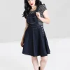 Hell Bunny Dresses | Pinafore Dresses>Dakota Pinafore Dress