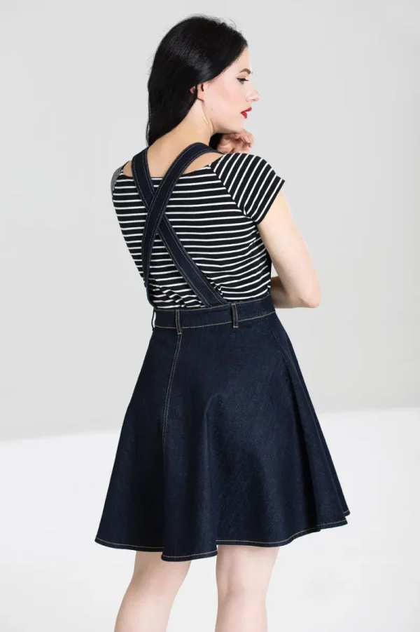 Hell Bunny Dresses | Pinafore Dresses>Dakota Pinafore Dress