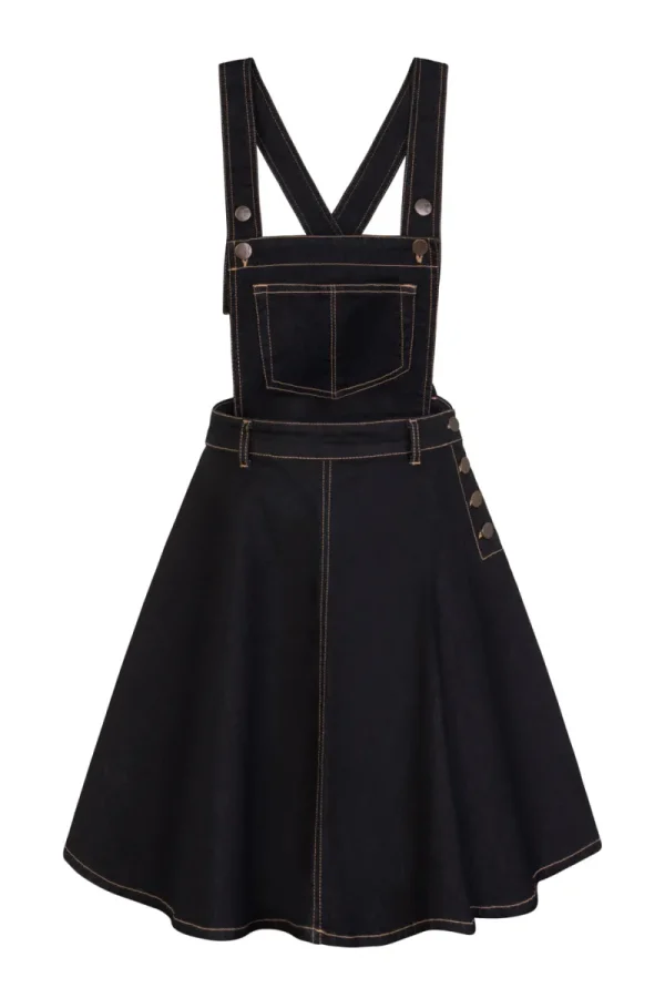 Hell Bunny Dresses | Pinafore Dresses>Dakota Pinafore Dress