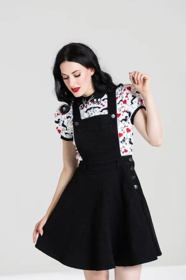 Hell Bunny Dresses | Pinafore Dresses>Dakota Pinafore Dress