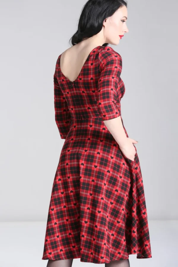 Hell Bunny Dresses | Dresses With Pockets>Date Night Midi Dress Red