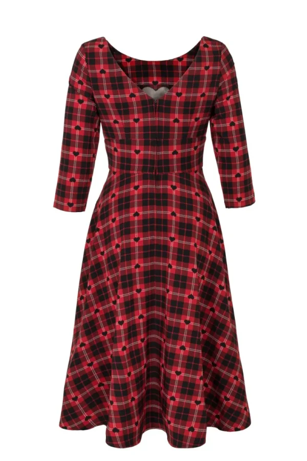 Hell Bunny Dresses | Dresses With Pockets>Date Night Midi Dress Red