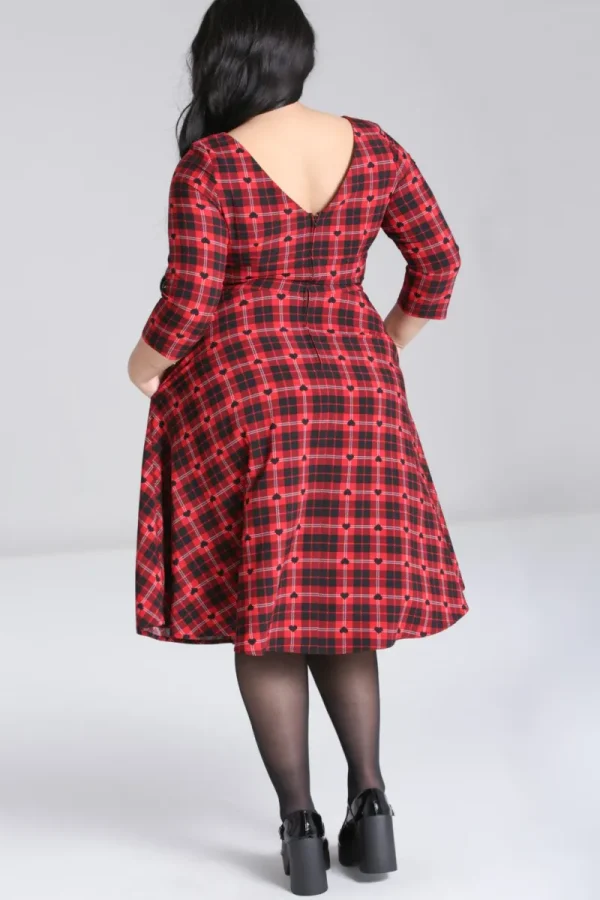 Hell Bunny Dresses | Dresses With Pockets>Date Night Midi Dress Red