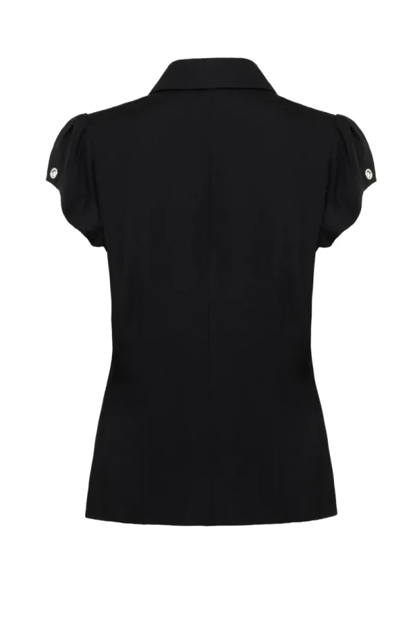 Hell Bunny Blouses | Tops>Destroya Shirt Black