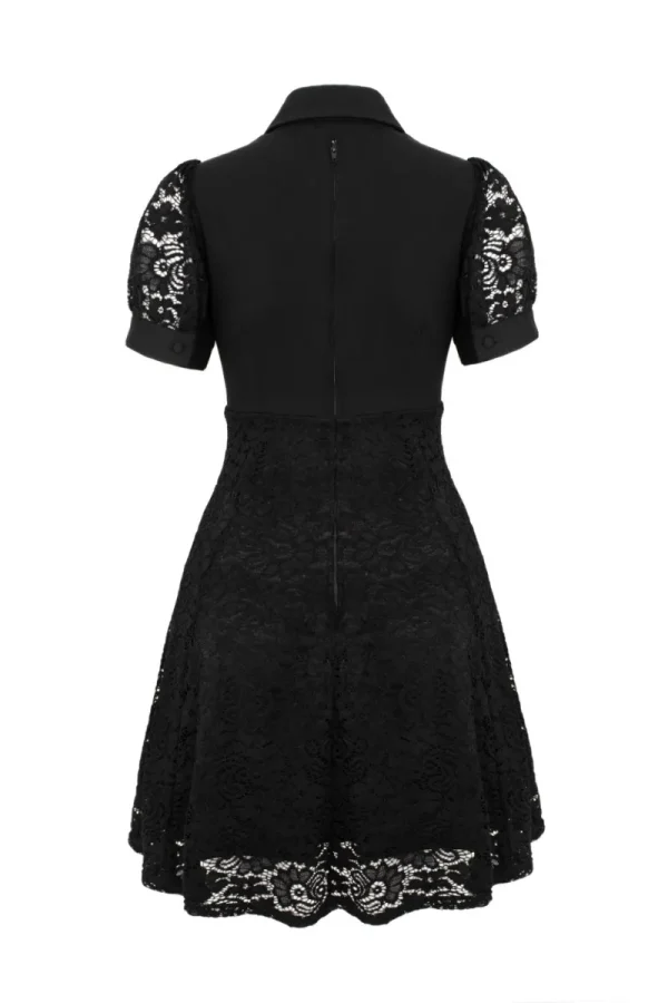 Hell Bunny Dresses | Vintage Dresses>Dominica Mini Dress Black