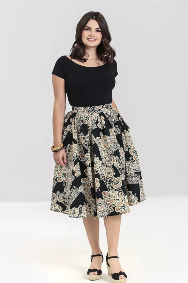 Hell Bunny Skirts | Skirts>Dominique 50's Skirt Black