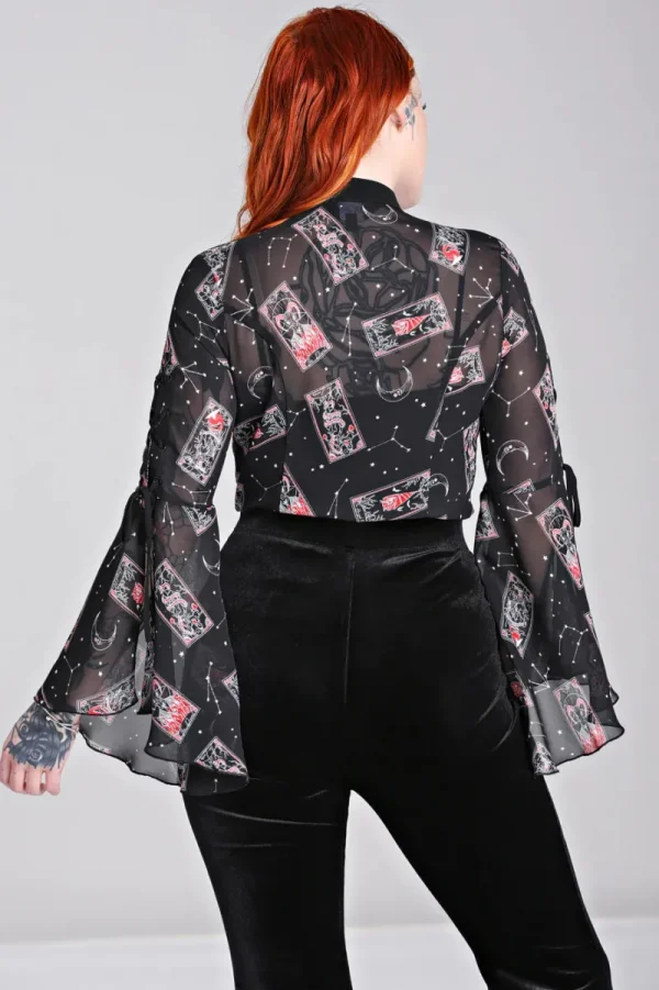 Hell Bunny Tops | Blouses>Duality blouse Black