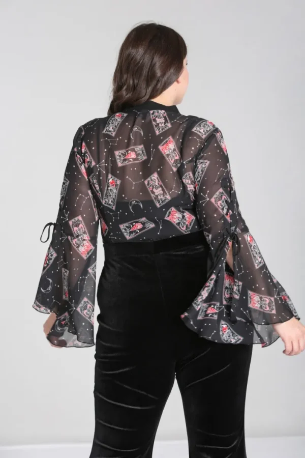 Hell Bunny Tops | Blouses>Duality blouse Black