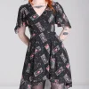 Hell Bunny Dresses | Knee Dresses>Duality Dress Black