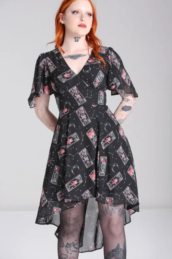 Hell Bunny Dresses | Knee Dresses>Duality Dress Black