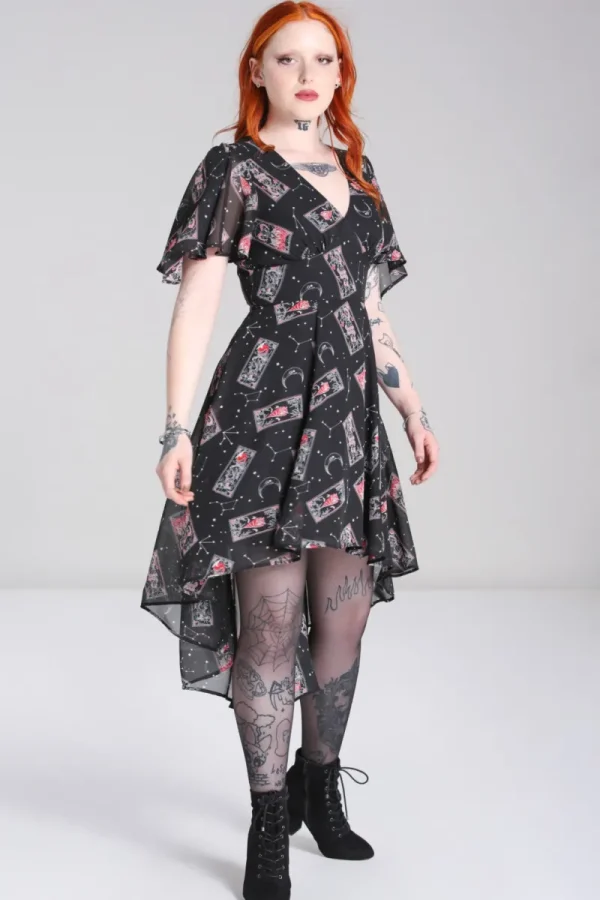 Hell Bunny Dresses | Knee Dresses>Duality Dress Black