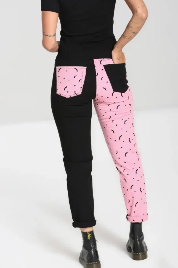 Hell Bunny Trousers & Shorts | Trousers & Shorts>Duo Bat Jeans