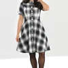 Hell Bunny Dresses | Dresses>Eddystone Mid Dress Grey