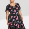 Hell Bunny Dresses | Dresses>Eloise Mid Dress Black